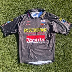 Motocross Makita x Rockstar Black Racing Logo Tee